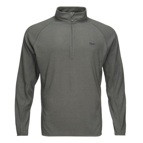 Poleron Hombre Jacaranda Nano-F 14 Zip Grafito Lippi-0
