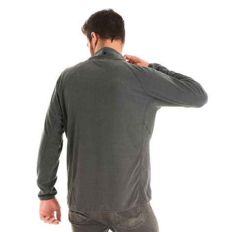 Poleron Hombre Jacaranda Nano-F 14 Zip Grafito Lippi-5