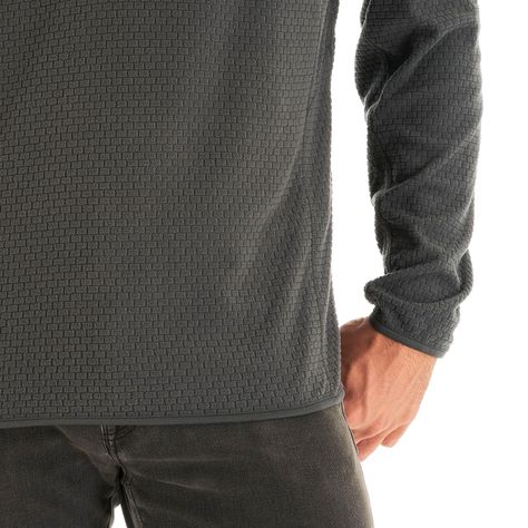 Poleron Hombre Jacaranda Nano-F 14 Zip Grafito Lippi-7