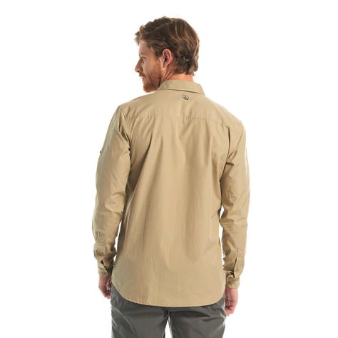 Camisa Hombre Alloy Long Sleeve Shirt Caqui Lippi-5
