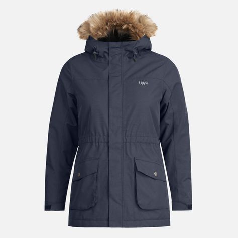 Chaqueta Teen Girl Roble B-Dry Hoody Jacket Azul Marino Lippi-0