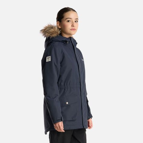 Chaqueta Teen Girl Roble B-Dry Hoody Jacket Azul Marino Lippi-2