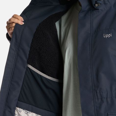 Chaqueta Teen Girl Roble B-Dry Hoody Jacket Azul Marino Lippi-6