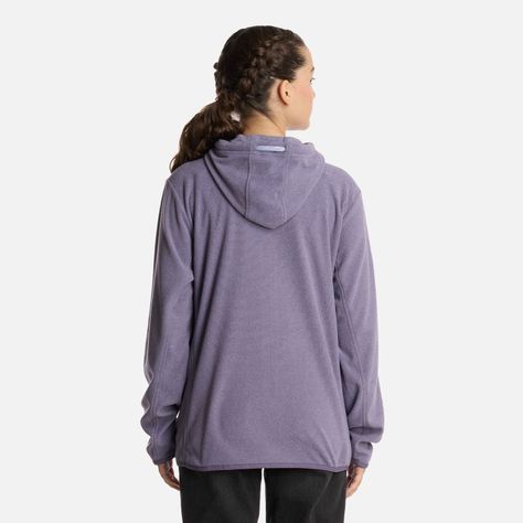 Polerón Teen Girl Stripes Nano-F Full Zip Violeta Lippi I25-2