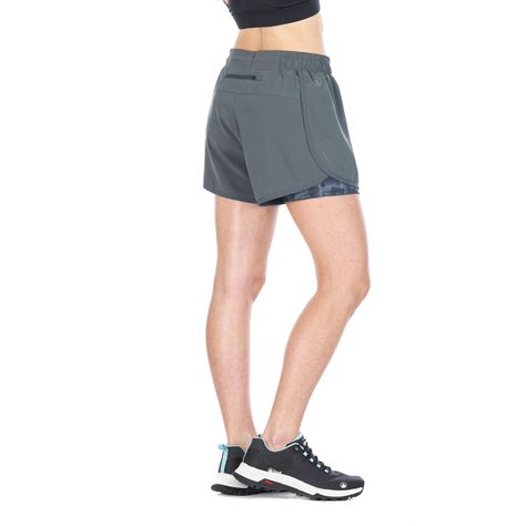 Short Mujer Go For It Shorts Azul Grisaceo Lippi V22-4