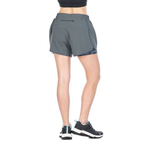 Short Mujer Go For It Shorts Azul Grisaceo Lippi V22-5