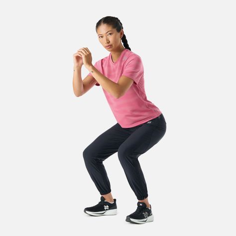 Pantalón Mujer Built To Move Pants Negro Vulcano-8