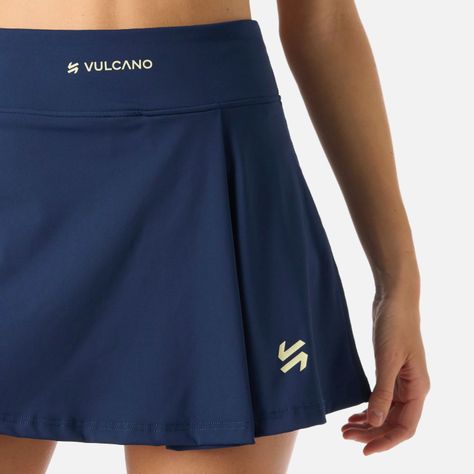 Falda Deportiva Mujer Tempo Azul-4