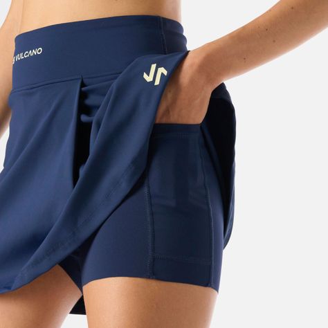 Falda Deportiva Mujer Tempo Azul-5