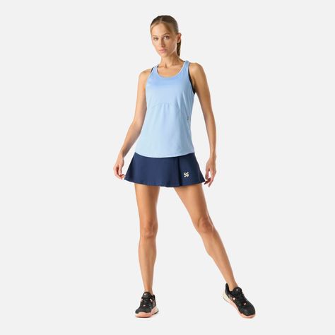 Falda Deportiva Mujer Tempo Azul-6
