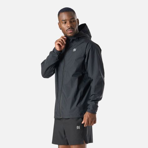 Chaqueta Hombre Built To Move Waterproof Negro Vulcano-1