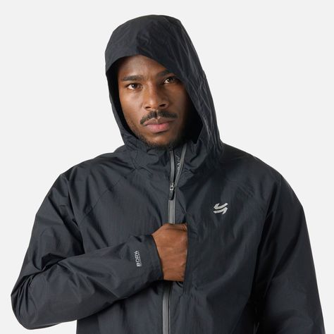 Chaqueta Hombre Built To Move Waterproof Negro Vulcano-5
