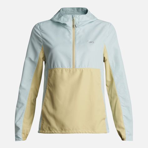 Chaqueta Mujer  Nightfall WindBreaker 1/4 Zip Hoody Jacket Celeste Lippi-0