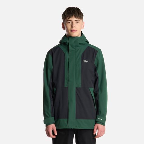 Chaqueta Teen Boy Lake Fusion 3 BDry Verde Botella Lippi I25-1