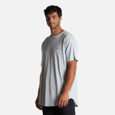 Polera Hombre Natural Celeste Haka Honu V24-2