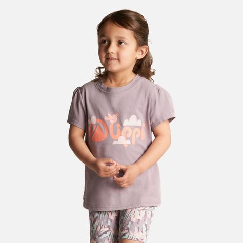 Polera Niña Logo Lippi T-Shirt Malva Lippi-1