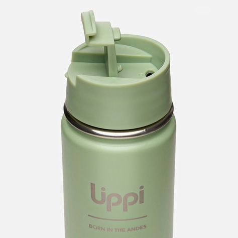 Botella Unisex Light Steel Hot Top Bottle 550ml Jade Lippi-2