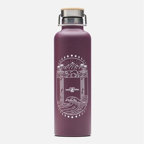 Botella Unisex Andiperla Burdeo Haka-Honu-0