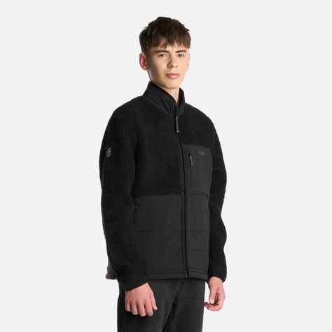 Polar Teen Boy Glaciar Sherpa-pro Jacket Negro Lippi I25-1