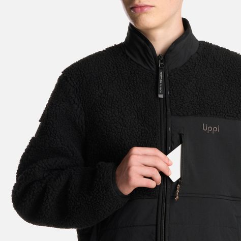 Polar Teen Boy Glaciar Sherpa-pro Jacket Negro Lippi I25-3
