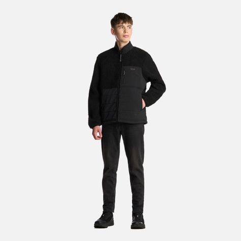 Polar Teen Boy Glaciar Sherpa-pro Jacket Negro Lippi I25-5