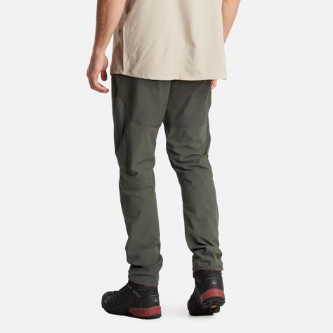 Pantalon Hombre Lennox Q-Dry Slim Fit Pants Verde Militar Lippi I24-3