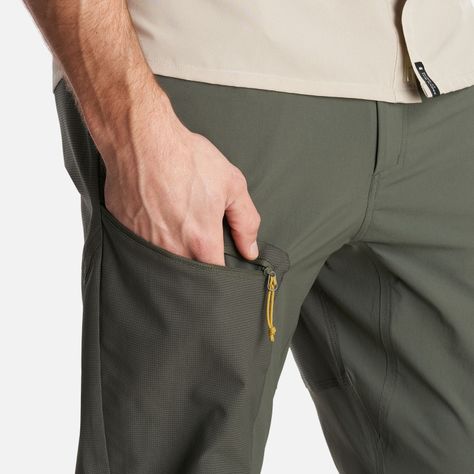 Pantalon Hombre Lennox Q-Dry Slim Fit Pants Verde Militar Lippi I24-4