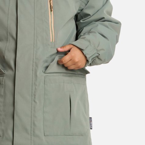 Chaqueta Niño Roble B-Dry Hoody Jade Oscuro Lippi I25-4