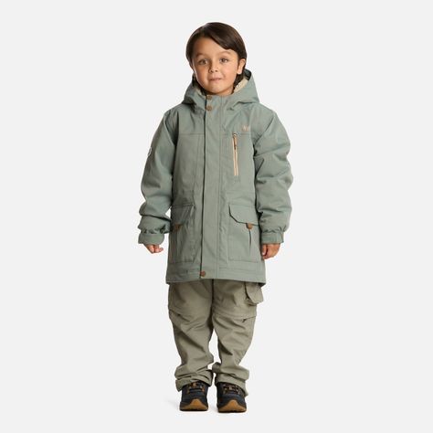 Chaqueta Niño Roble B-Dry Hoody Jade Oscuro Lippi I25-6