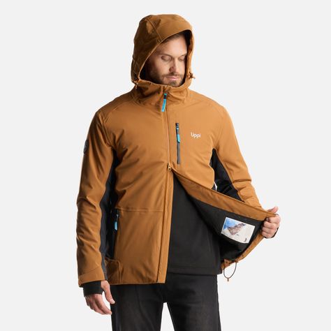 Chaqueta Hombre Snow Valley B-Dry Jacket Cafe Claro Lippi-8