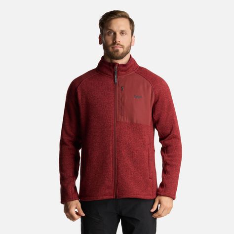 Chaqueta Hombre Coronado Blend-Pro Jacket Melange Burdeo Lippi-1