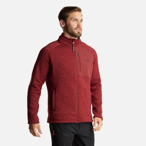 Chaqueta Hombre Coronado Blend-Pro Jacket Melange Burdeo Lippi-2