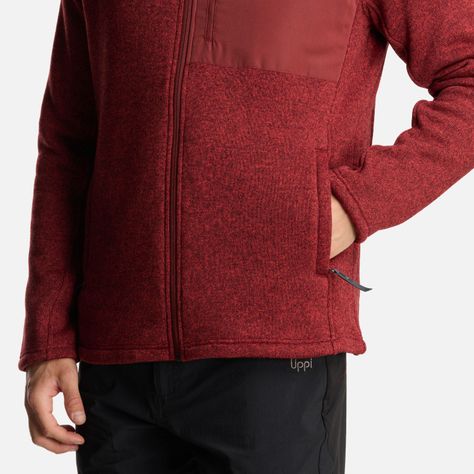 Chaqueta Hombre Coronado Blend-Pro Jacket Melange Burdeo Lippi-5