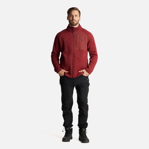 Chaqueta Hombre Coronado Blend-Pro Jacket Melange Burdeo Lippi-6