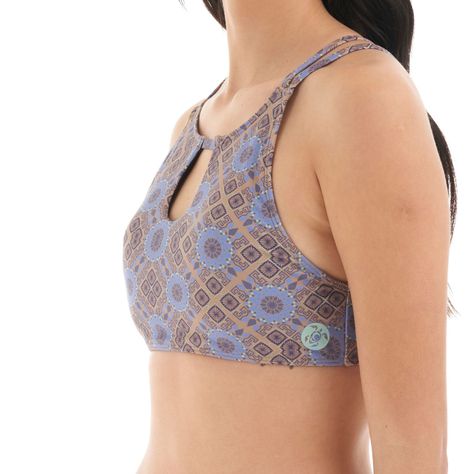 Traje de Baño Mujer Fondo de bikini Print Beige Haka Honu-7