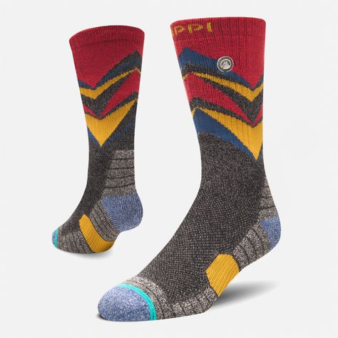 Calcetín Hombre Trekking Warm Socks Rojo Melange Lippi I25-0