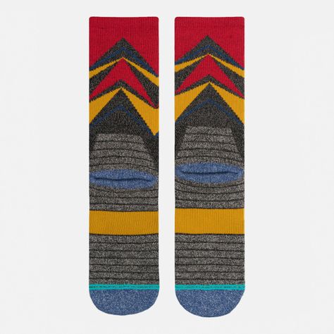 Calcetín Hombre Trekking Warm Socks Rojo Melange Lippi I25-2