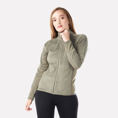 Poleron Mujer Numan Shaggy-Pro Jacket Laurel Lippi V23-1