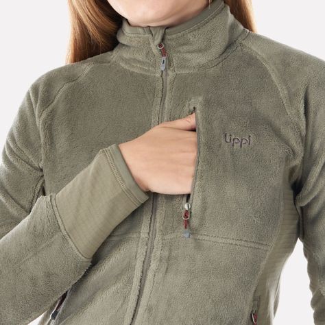 Poleron Mujer Numan Shaggy-Pro Jacket Laurel Lippi V23-3