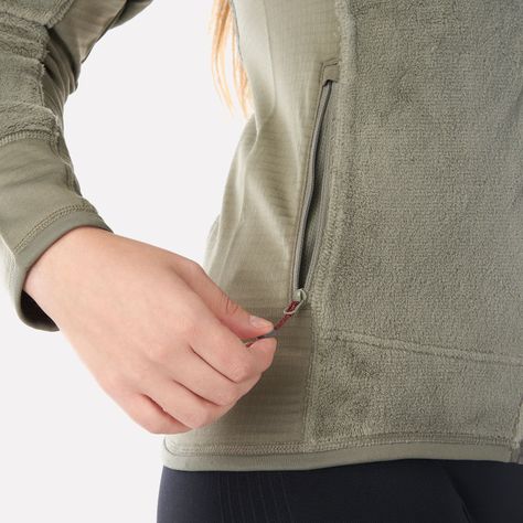 Poleron Mujer Numan Shaggy-Pro Jacket Laurel Lippi V23-4