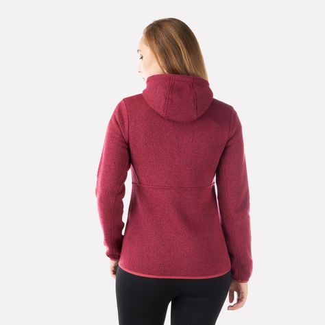Polar Mujer Alamo Blend-Pro Hoody Jacket Rosa Oscuro Lippi-2