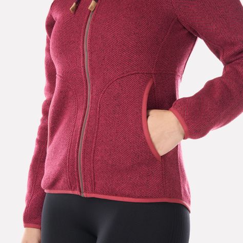 Polar Mujer Alamo Blend-Pro Hoody Jacket Rosa Oscuro Lippi-4