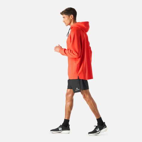 Polerón Hombre Tempo Sweatshirt Hoody Rojo Vulcano-2