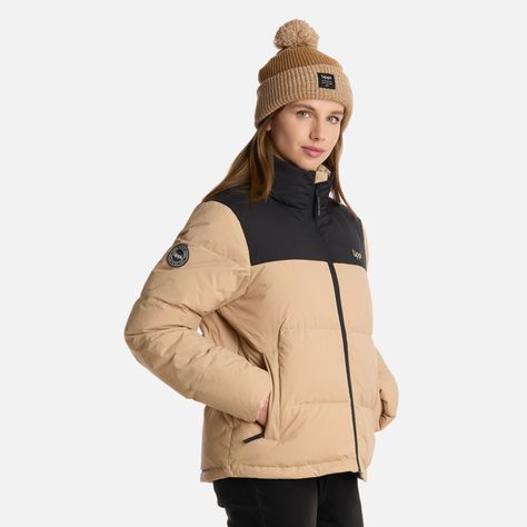 Chaqueta Mujer Urban Down Jacket Caqui Lippi I25-1