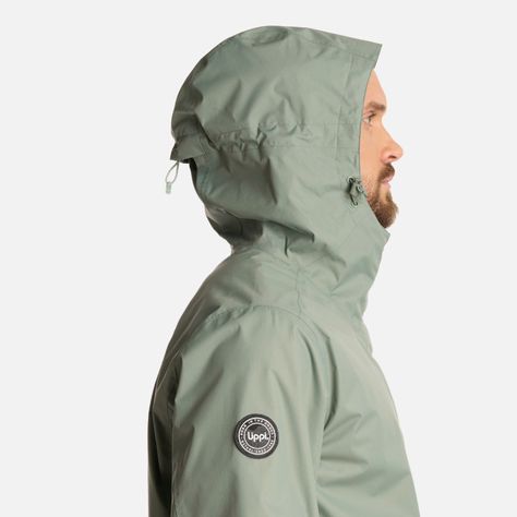 Chaqueta Hombre Blizzard B-Dry Hoody Jade Oscuro Lippi I25-5