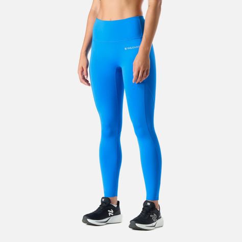 Calza Mujer Built To Move 7/8 High Rise Leggins Azul Vulcano-1