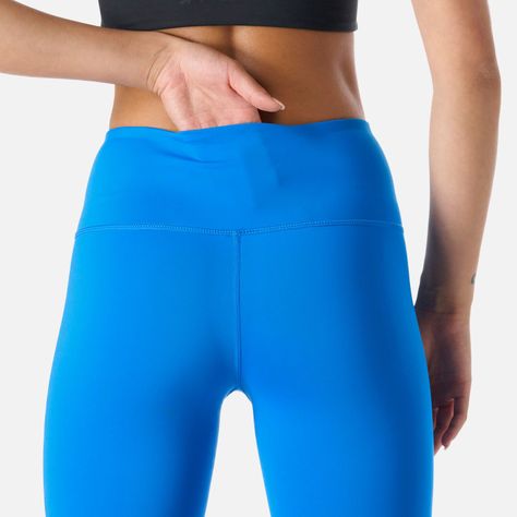 Calza Mujer Built To Move 7/8 High Rise Leggins Azul Vulcano-5