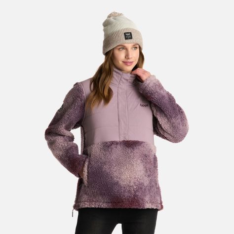 Polar Mujer Glaciar Sherpa-pro 14 Zip Print Malva Lippi I25-0