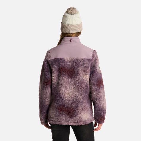 Polar Mujer Glaciar Sherpa-pro 14 Zip Print Malva Lippi I25-2