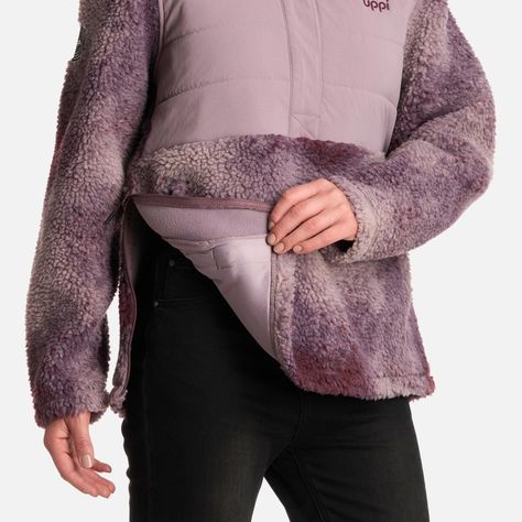 Polar Mujer Glaciar Sherpa-pro 14 Zip Print Malva Lippi I25-4